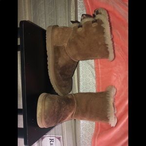 Brown Bailey bow Ugg boots